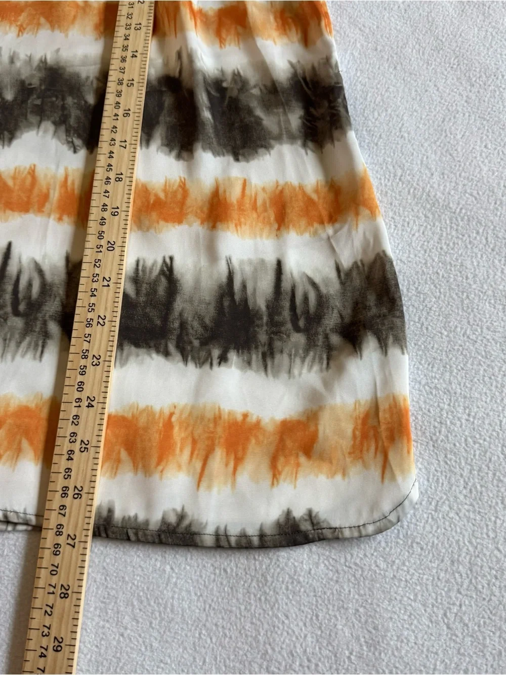 Michael Kors Women’s Sleeveless Tie Dye Tank Top Size L Chiffon Multi Boho Flowy